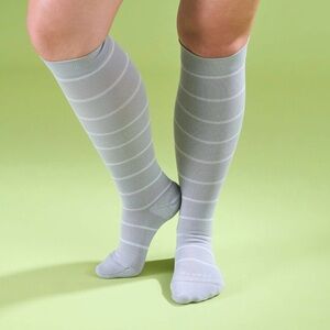 NWOT Comrad knee high striped compression socks 2 pairs